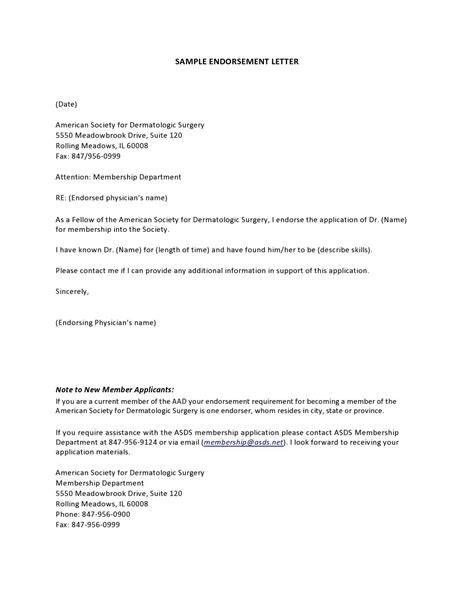 sample endorsement letter for medical assistance|40 Perfect Endorsement Letters (Free Examples) .